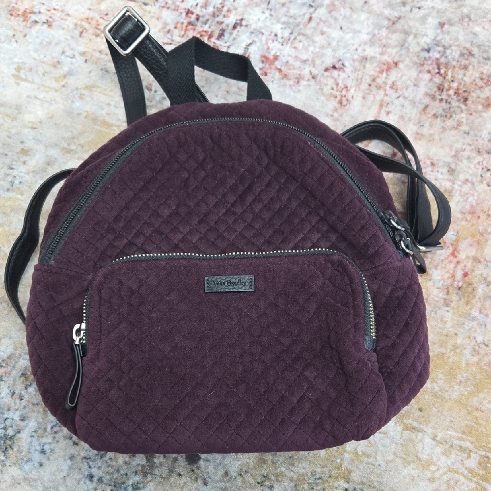 Vera Bradley Quilted Plum Backpack